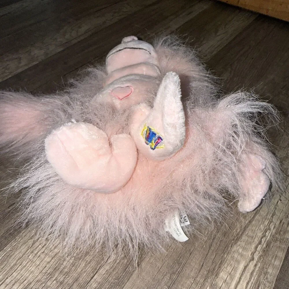 Ganz Webkinz Gilly Pink Stuffed Plush Animal Toy Glamorous Gorilla Doll